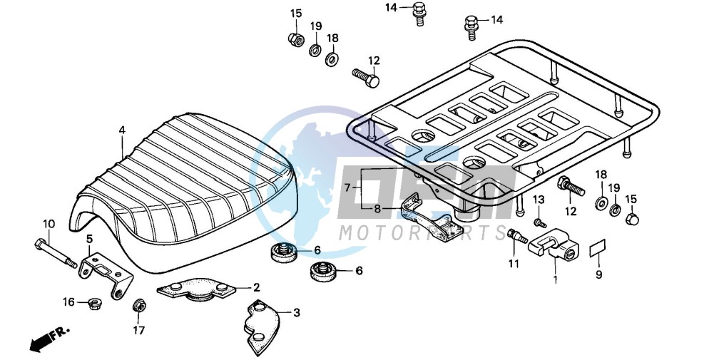 SEAT/REAR CARRIER