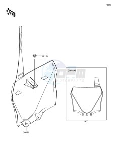 KX85 KX85CFF EU drawing Accessory