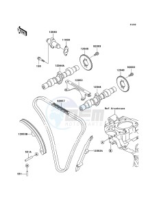 ER-5 ER500-C5P GB XX (EU ME A(FRICA) drawing Camshaft(s)/Tensioner