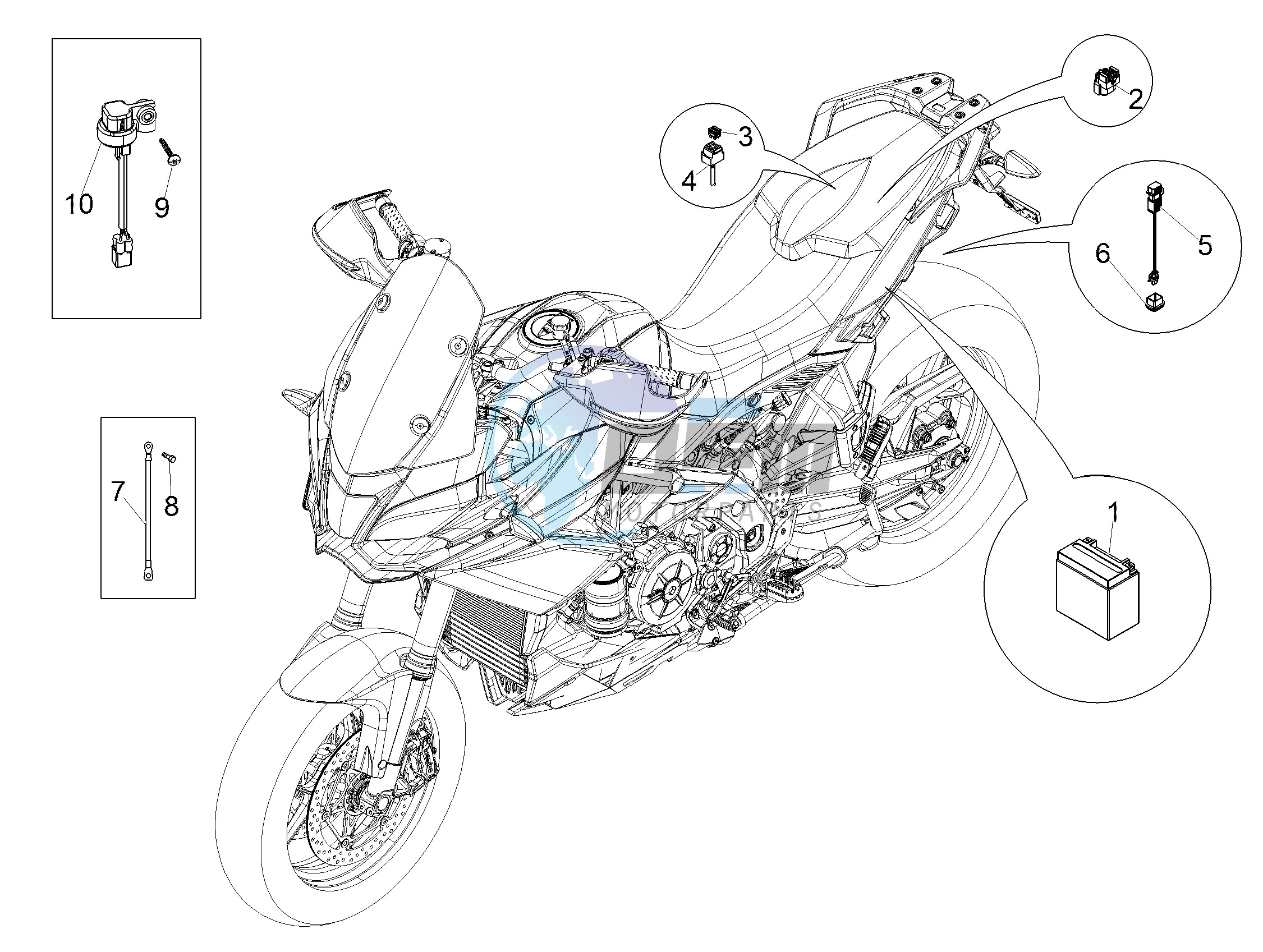 Rear electrical system