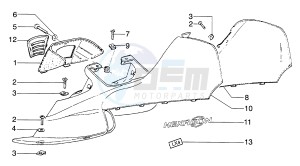 Hexagon 125 LX4 drawing Top fairing