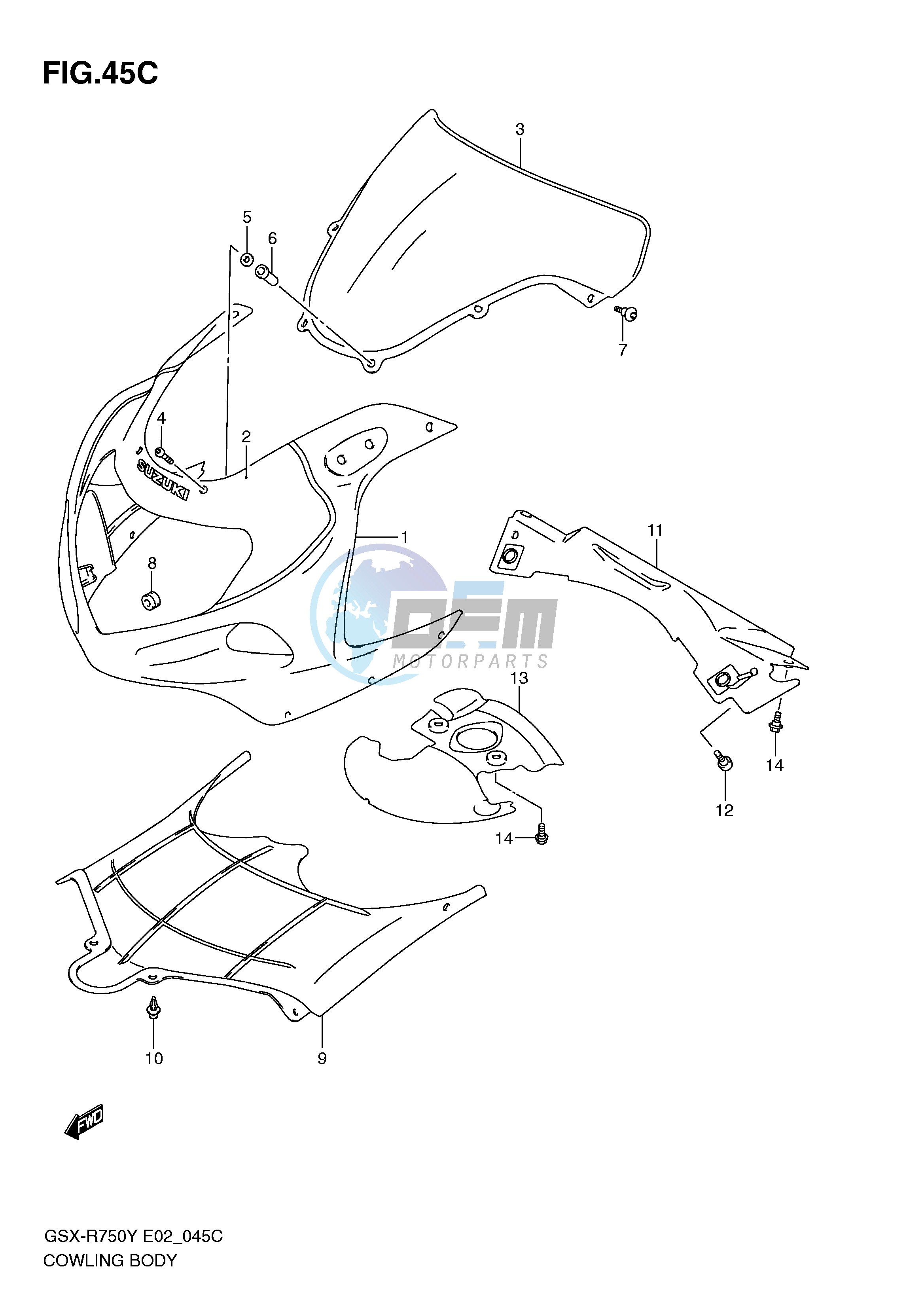 COWLING BODY (MODEL K3)