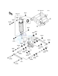 Z800_ABS ZR800BEF FR GB XX (EU ME A(FRICA) drawing Suspension/Shock Absorber