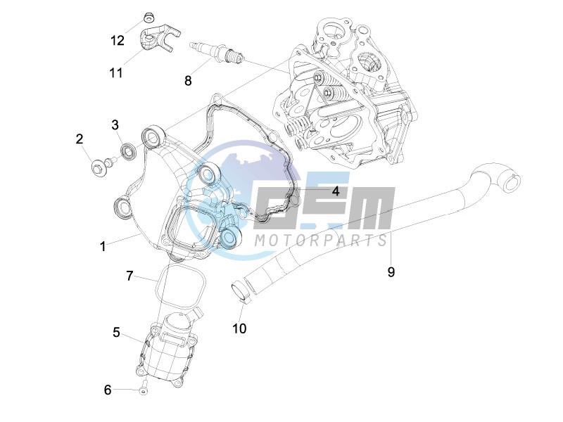 Cylinder head cover