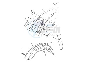 YZ F 450 drawing FENDER