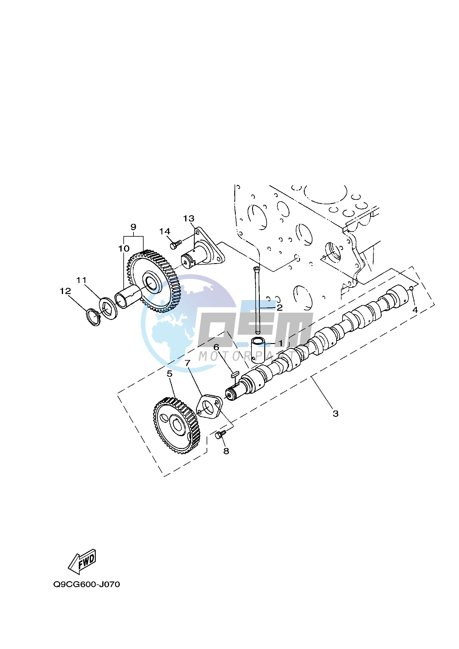 CAMSHAFT & IDLE GEAR