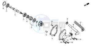 CN250 HELIX drawing WATER PUMP