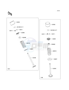 EX250 J [NINJA 250R] (J8F-J9FA) J8F drawing VALVE-- S- -