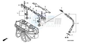 CBR600RA9 Europe Direct - (ED / ABS) drawing FUEL INJECTOR