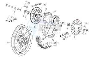 RX 50 (EMEA) drawing Rear wheel