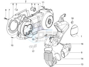 Runner 125 VX 4t SC e3 drawing Crankcase cover - Crankcase cooling