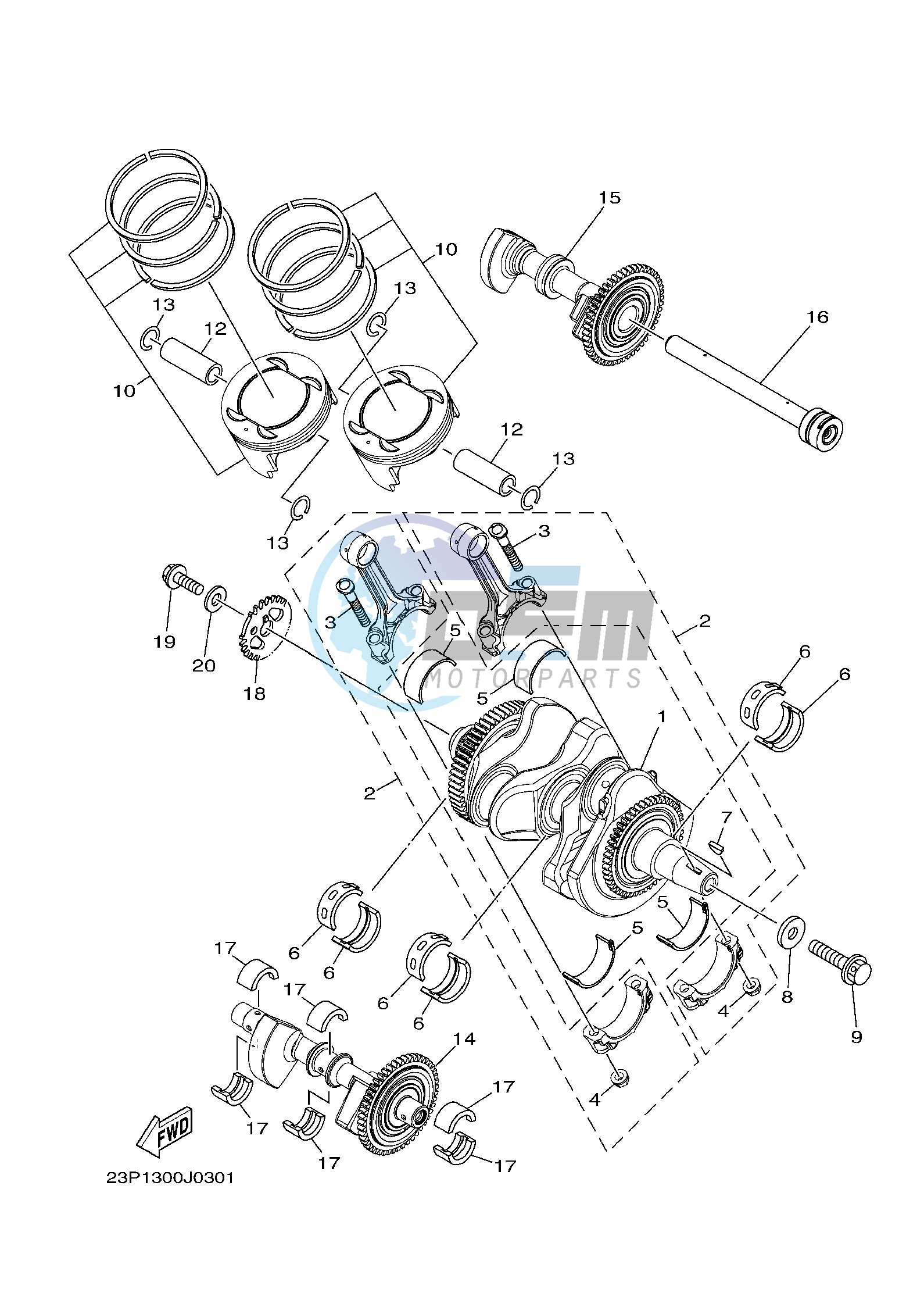 CRANKSHAFT & PISTON