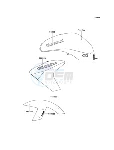 ER-6n ABS ER650B6F GB XX (EU ME A(FRICA) drawing Decals(Yellow)