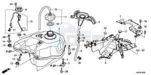 TRX500FMD TRX500FM Europe Direct - (ED) drawing FUEL TANK