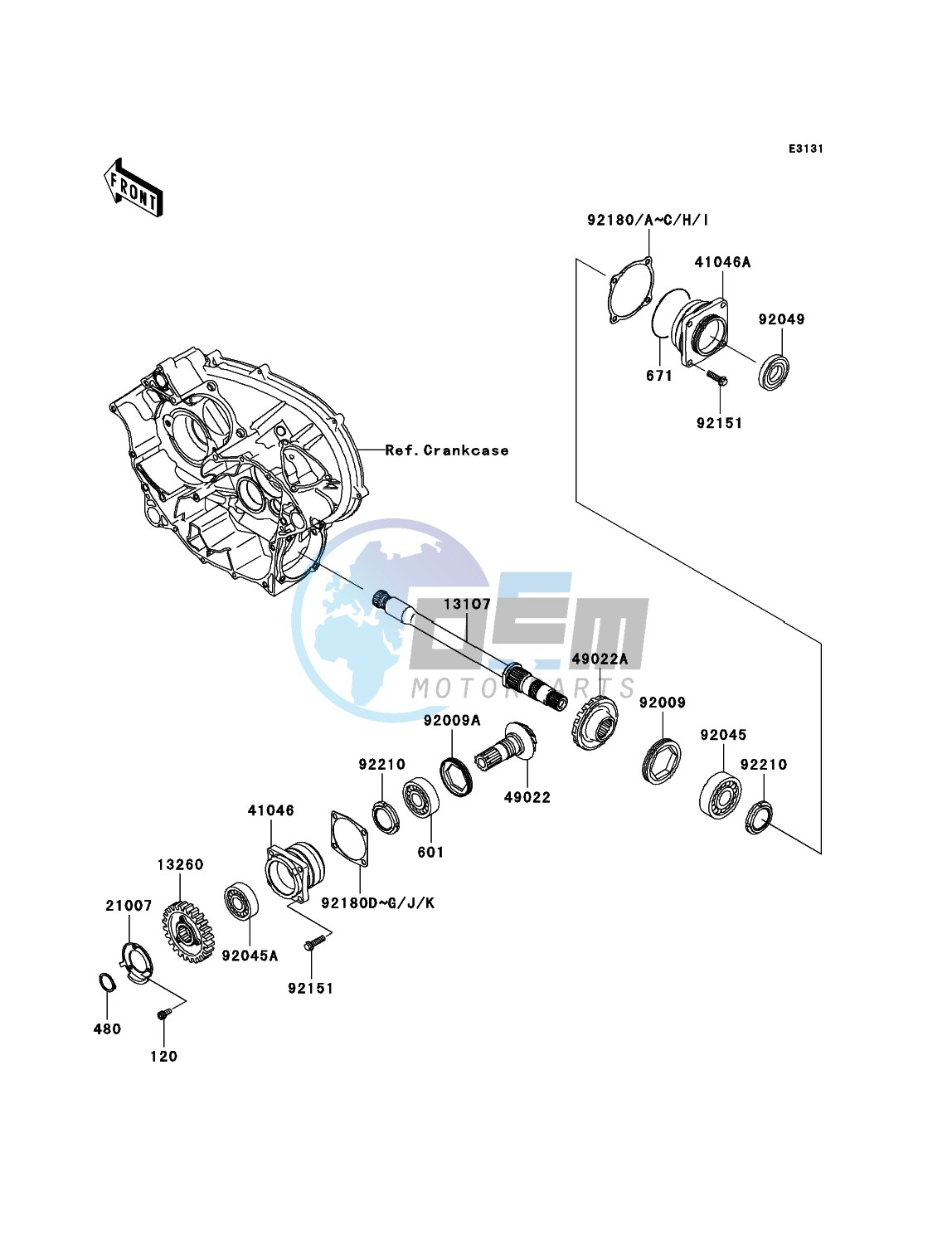 Front Bevel Gear