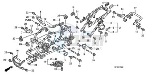 TRX450ER9 Australia - (U / SEL) drawing FRAME BODY