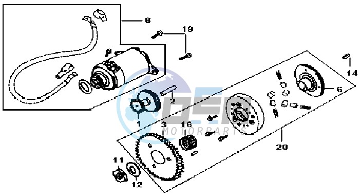 STARTER / OIL PUMP