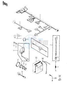 KZ 400 S [SPECIAL] (S) [SPECIAL] drawing CHASSIS ELECTRICAL EQUIPMENT -- 75 S- -