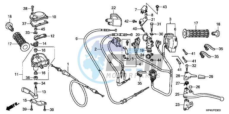 HANDLE LEVER/SWITCH/CABLE