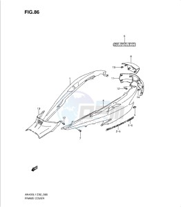 AN400Z drawing FRAME COVER (AN400L1 E2)