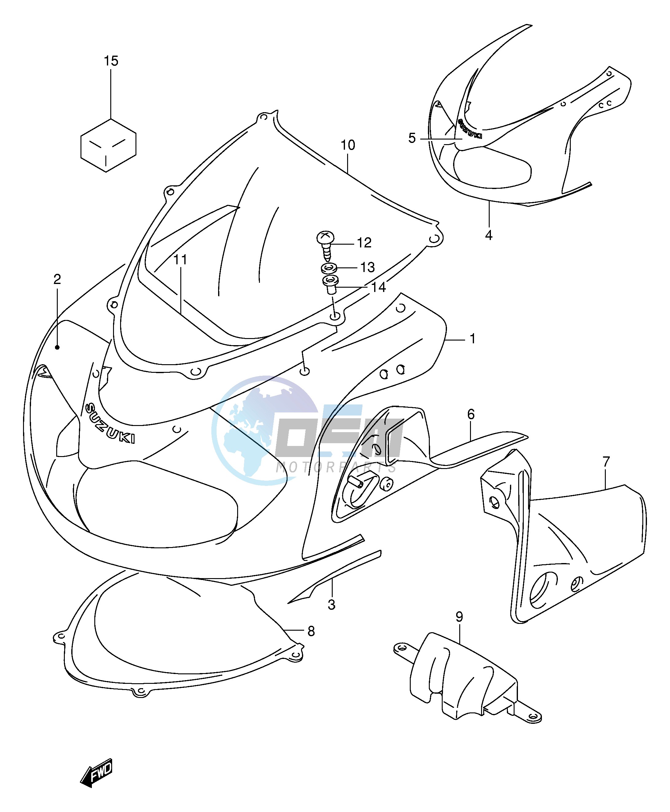 COWLING BODY (MODEL W)