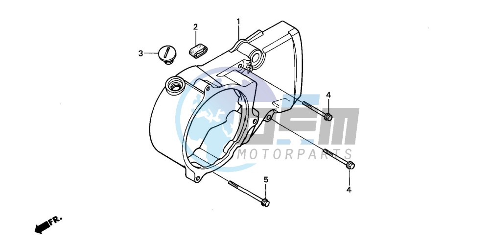 LEFT CRANKCASE COVER