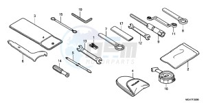 CBR600FAB CBR600F ABS E drawing TOOLS