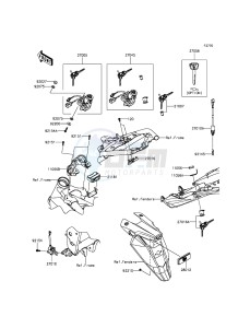 Z800 ZR800CFF UF (UK FA) XX (EU ME A(FRICA) drawing Ignition Switch