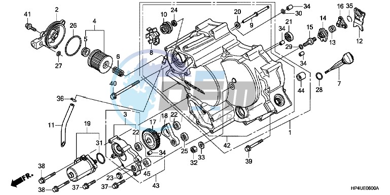 FRONT CRANKCASE COVER