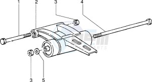 Zip 50 fast rider RST drawing Swinging arm