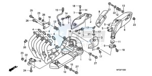 CB600FAA Europe Direct - (ED / ABS) drawing EXHAUST MUFFLER