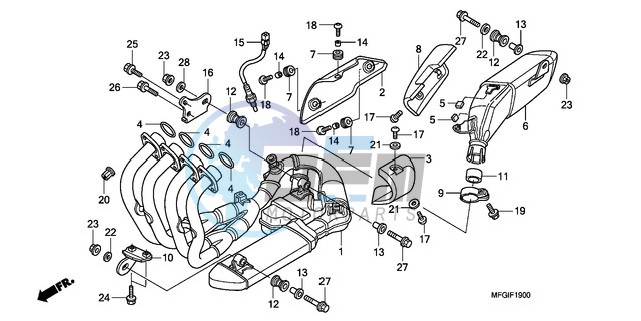 EXHAUST MUFFLER