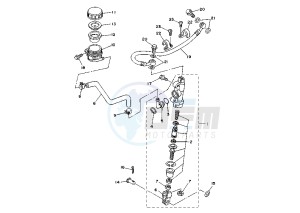 YZ N-LW 80 drawing REAR MASTER CYLINDER