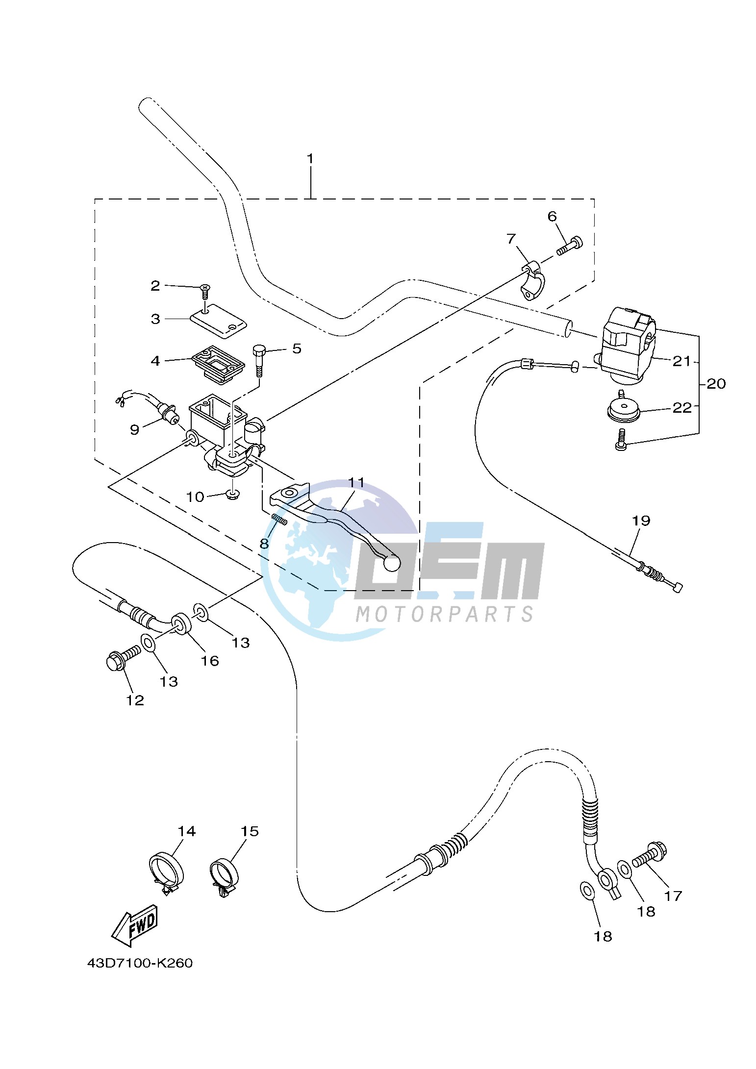 REAR MASTER CYLINDER