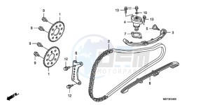 FJS400D9 SI - (SI) drawing CAM CHAIN/TENSIONER