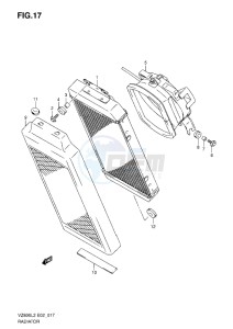 VZ800 drawing RADIATOR