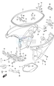 DF 25A drawing Side Cover Remote Control