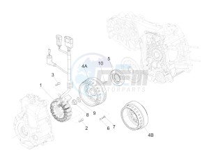 GTS 300 ie (EMEA, APAC) drawing Flywheel magneto