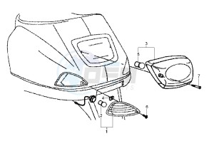 LX 4T 50 drawing Taillight