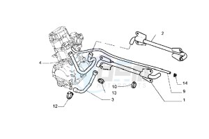 Hexagon 250 GT drawing Cooling piping