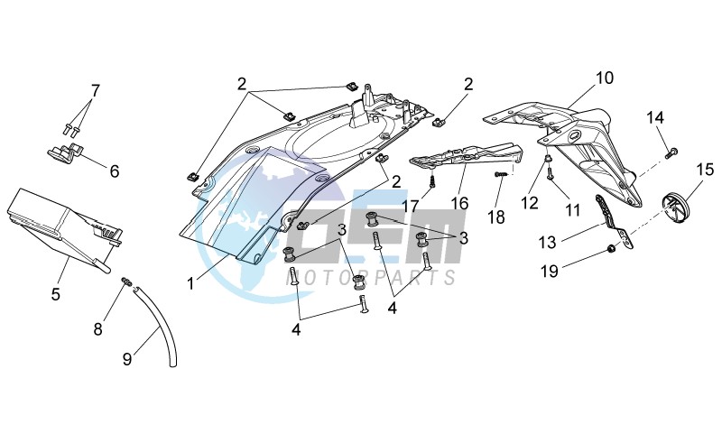 Rear body - Mudguard