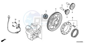 VT750CA9 Korea - (KO / ST) drawing STARTING CLUTCH