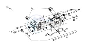 MAXSYM 400 I drawing MOTOR SUSPENSION