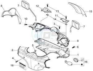 Beverly 250 (USA) USA drawing Handlebar Coverings