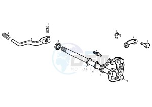 GPR R - 50 cc drawing GEAR CHANGE MECHANISM