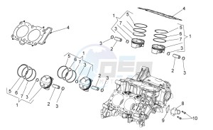 RSV 4 1000 APRC Factory Std SE drawing Cylinder - Piston