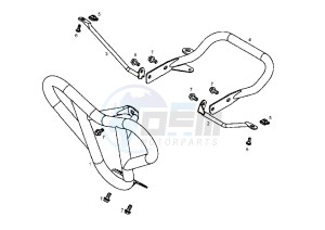 DXR QUAD - 250 cc drawing BUMPER