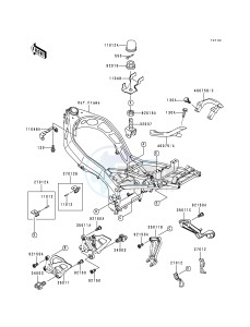 ZX 600 F [NINJA ZX-6R] (F1-F3) [NINJA ZX-6R] drawing BATTERY CASE