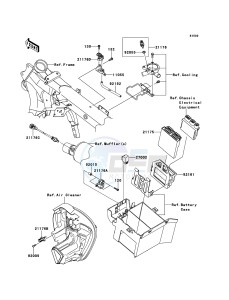 VN1700_VOYAGER_CUSTOM_ABS VN1700KDF GB XX (EU ME A(FRICA) drawing Fuel Injection