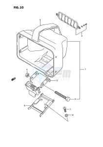 LT-F250 (E2) drawing HEADLAMP HOUSING